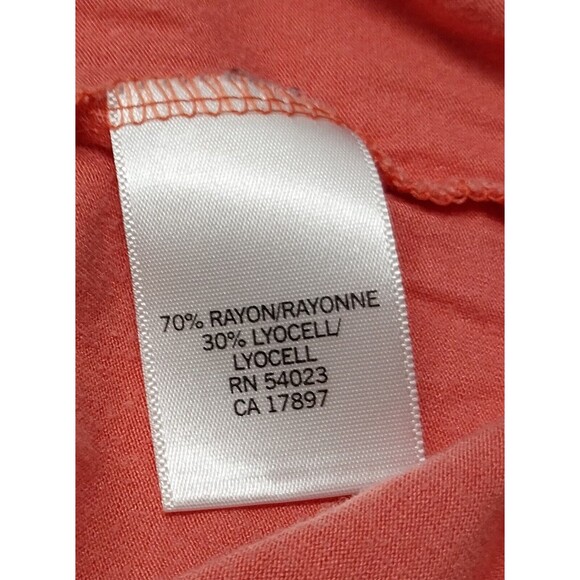 Vintage Banana Republic Women Size Large Ruched Rayon Blend Pastel Rose Tank Top - Picture 4 of 9